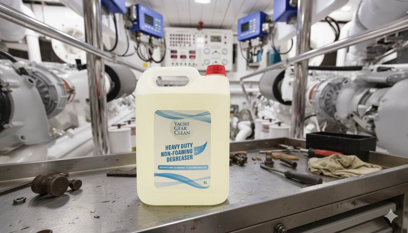 Heavy-duty non-foaming degeaser. 5L