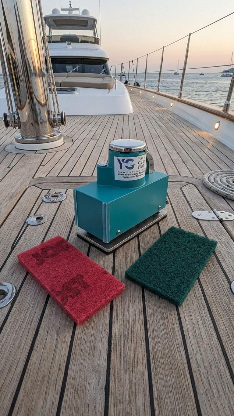 JÖST Abraflex® Superpad Teak scrubbing pad for "Deckie"
