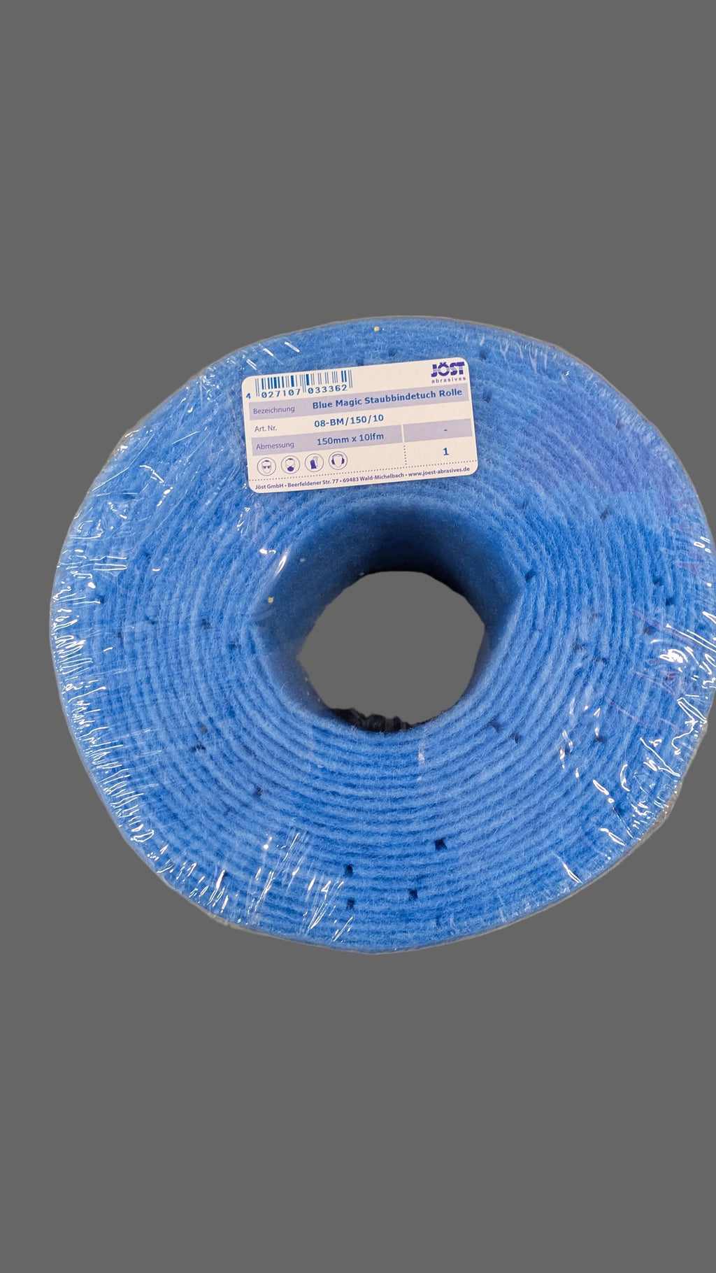 Jöst Blue Magic Roll: Custom-Cut Silent Cleaning 150mm x 10m