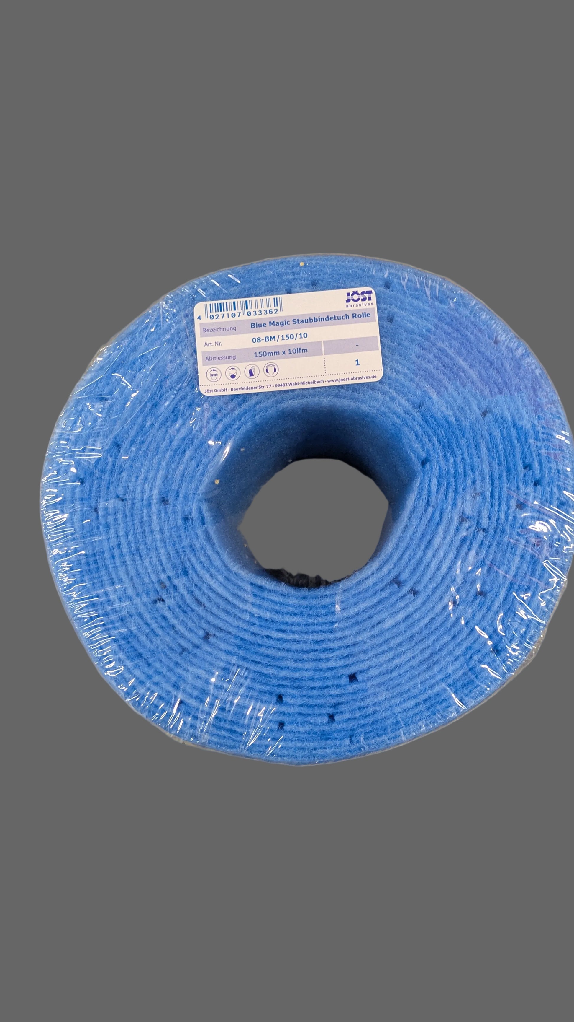 Jöst Blue Magic Roll: Custom-Cut Silent Cleaning 150mm x 10m